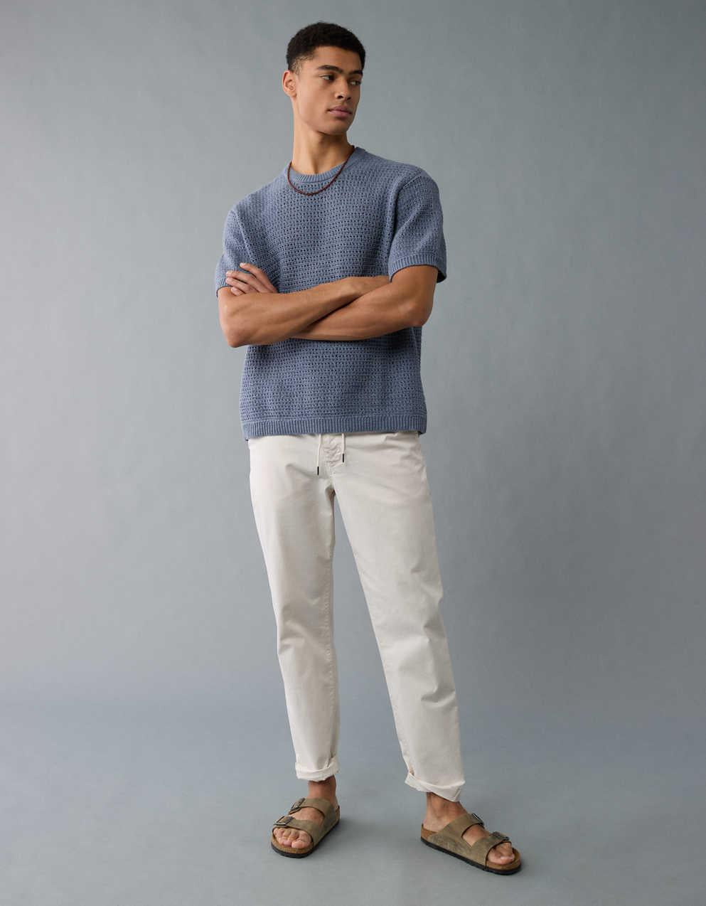 AE Open Knit Sweater T-Shirt