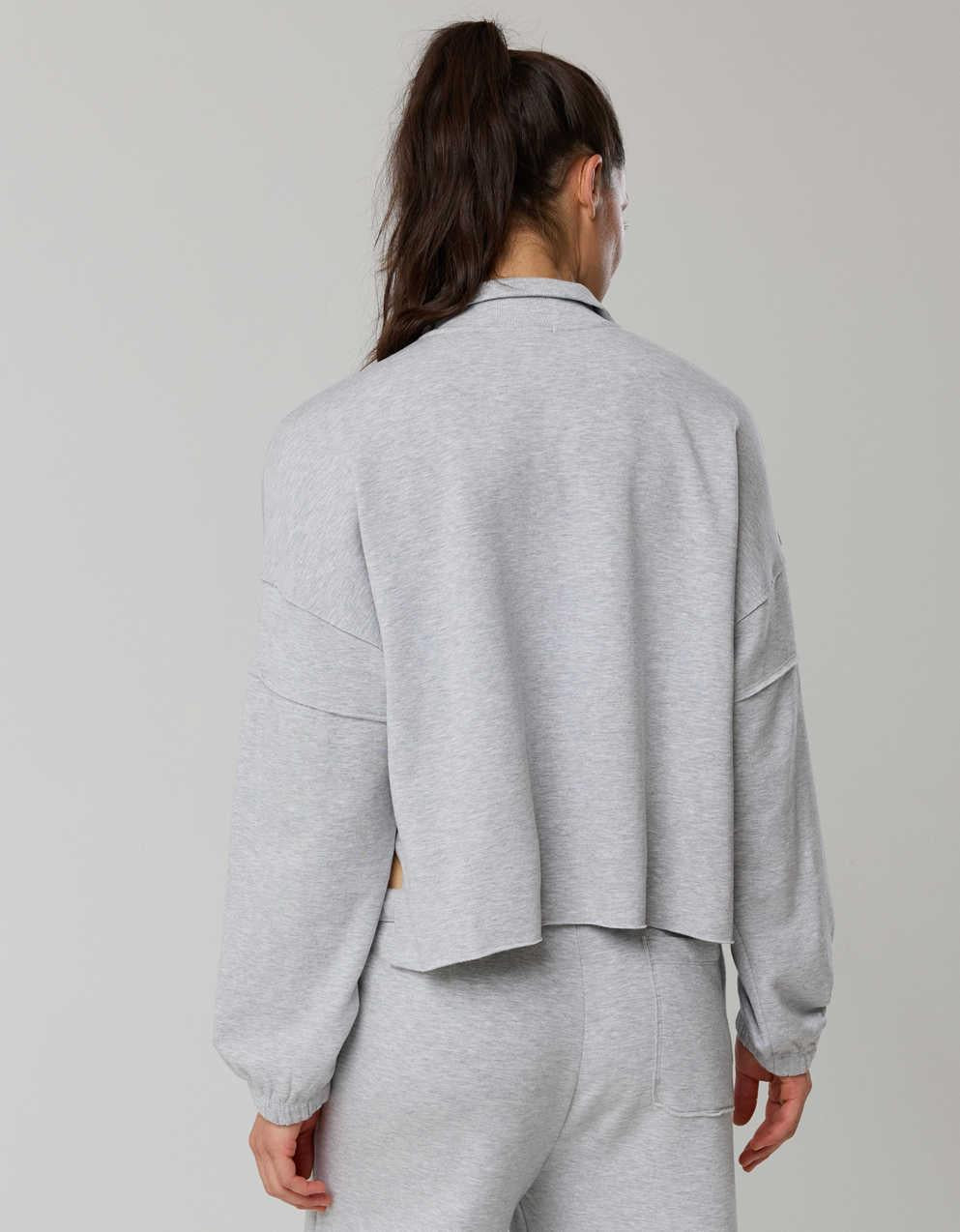 OFFLINE By Aerie OTT Seamed Quarter Zip Sweatshirt