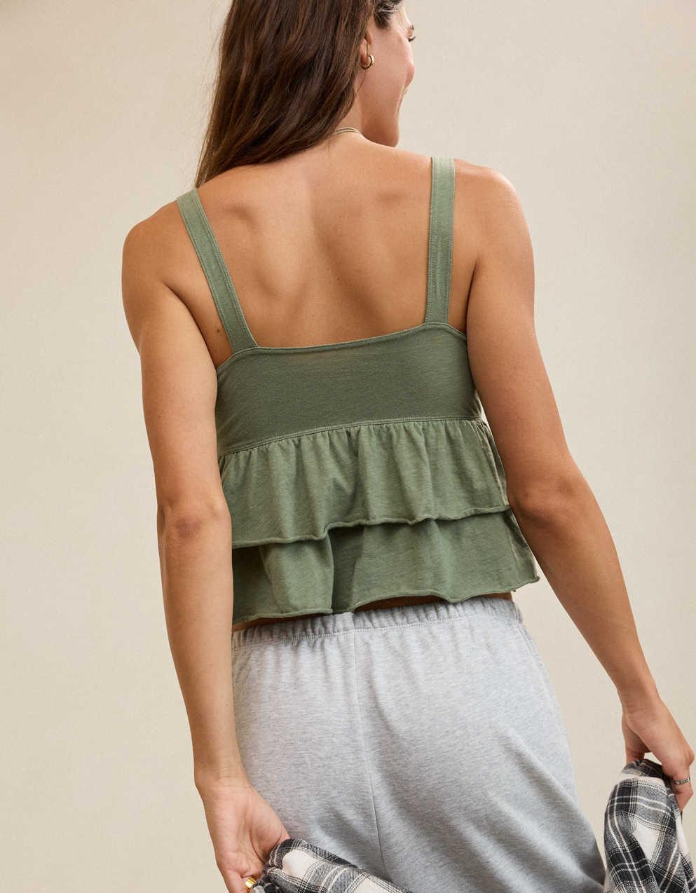 Aerie Ruffle Tank Top