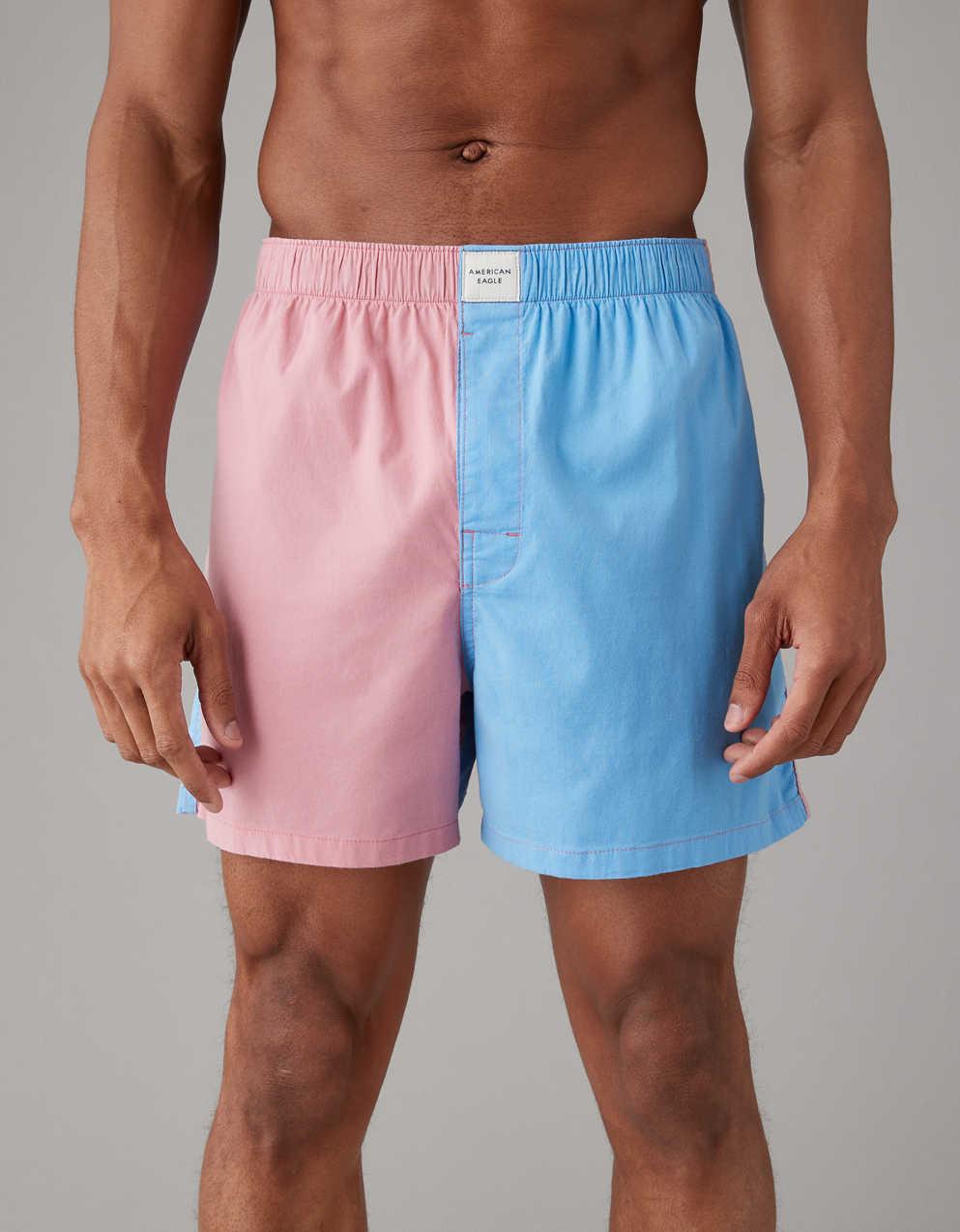 AEO Men's Colorblock Stretch Boxer Short