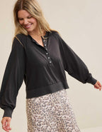 Aerie Happy Snit Henley T-Shirt