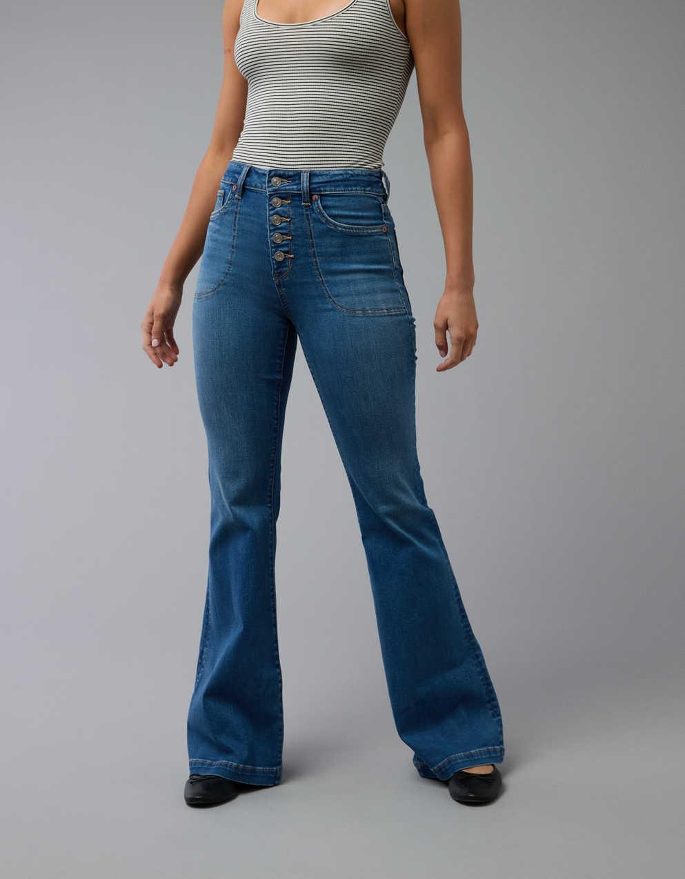 AE Super High-Waisted Flare Jean