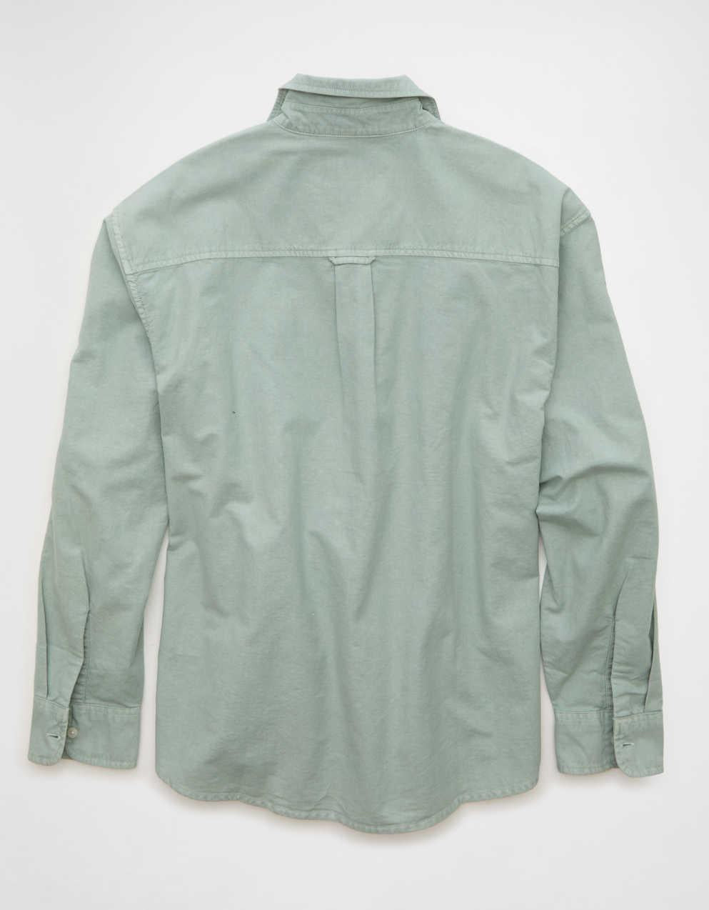 AE Relaxed Oxford Button-Up Shirt