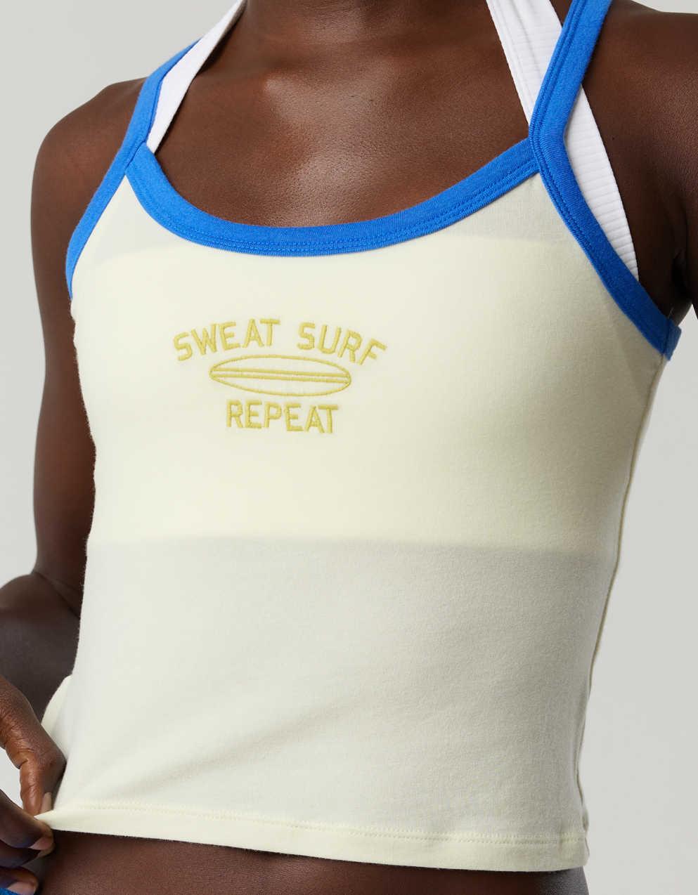 OFFLINE By Aerie Let's Stretch Ringer Tank Top