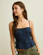 AE Tie-Waist Button-Up Cami