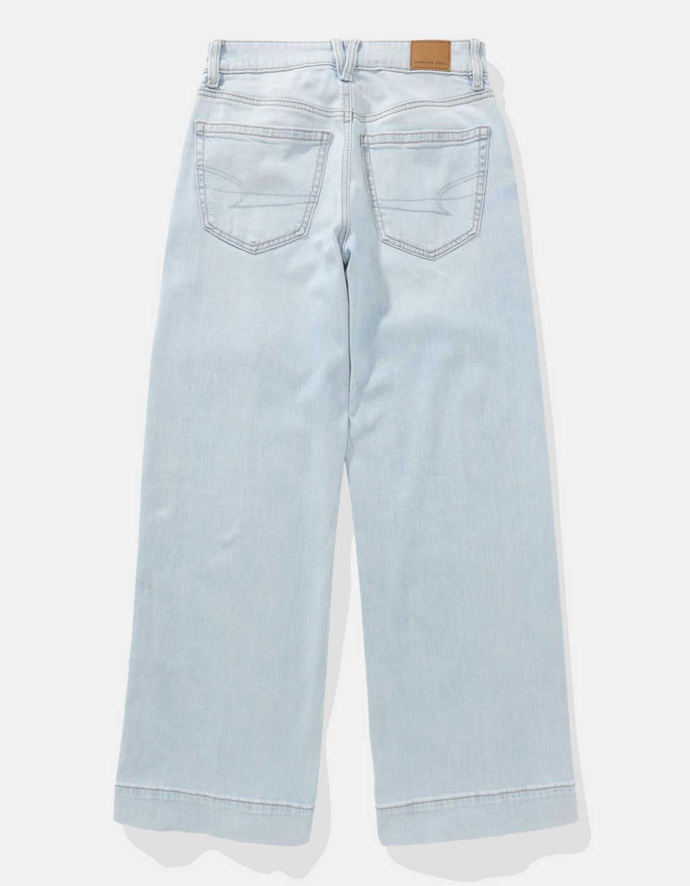 AE Stretch Super High-Waisted Baggy Wide-Leg Jean