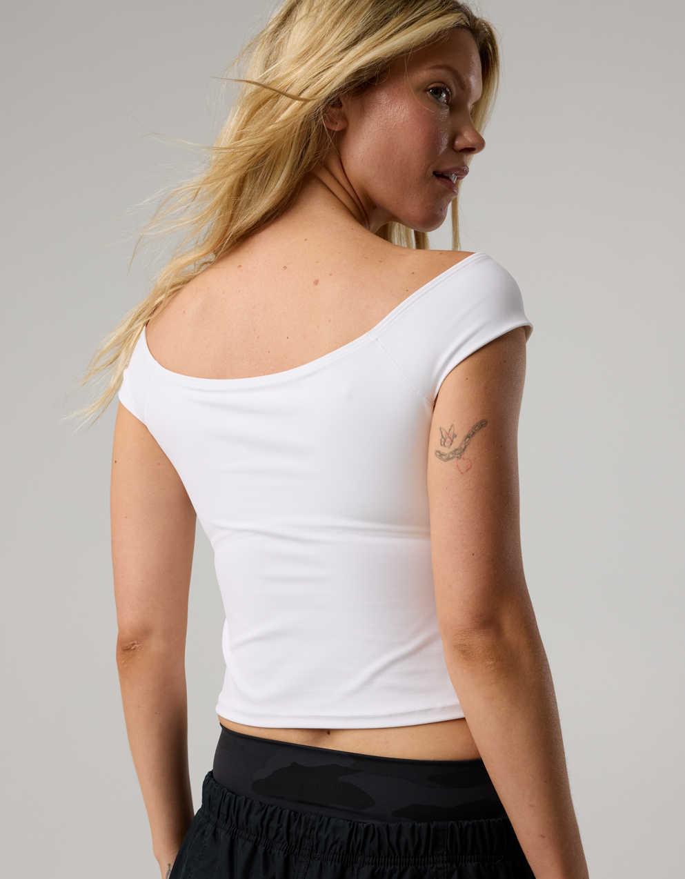 OFFLINE By Aerie Real Me XTRA Off The Shoulder T-Shirt