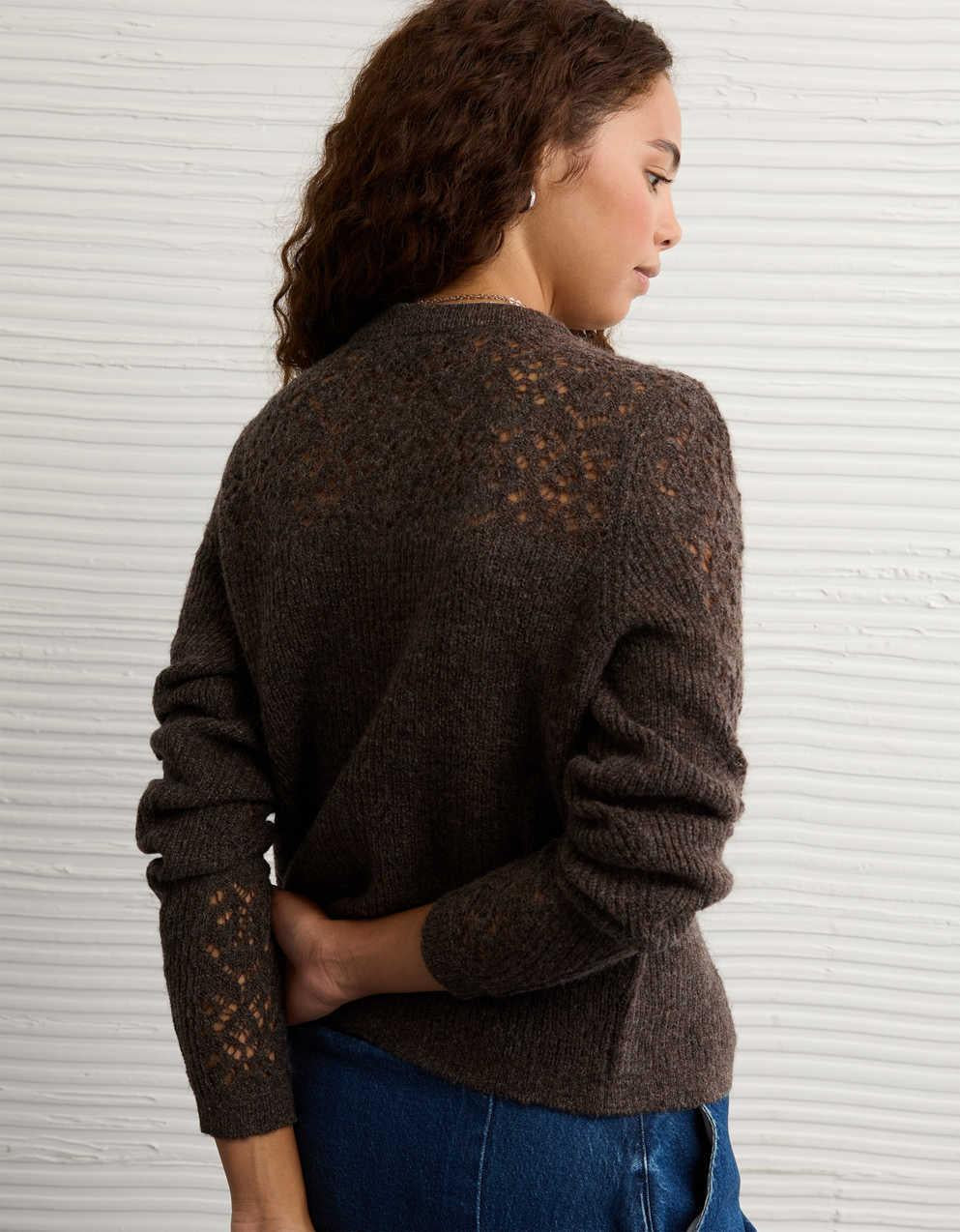 AE Knit Lace Cardigan