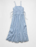 AE Corded Smocking Midi Dress