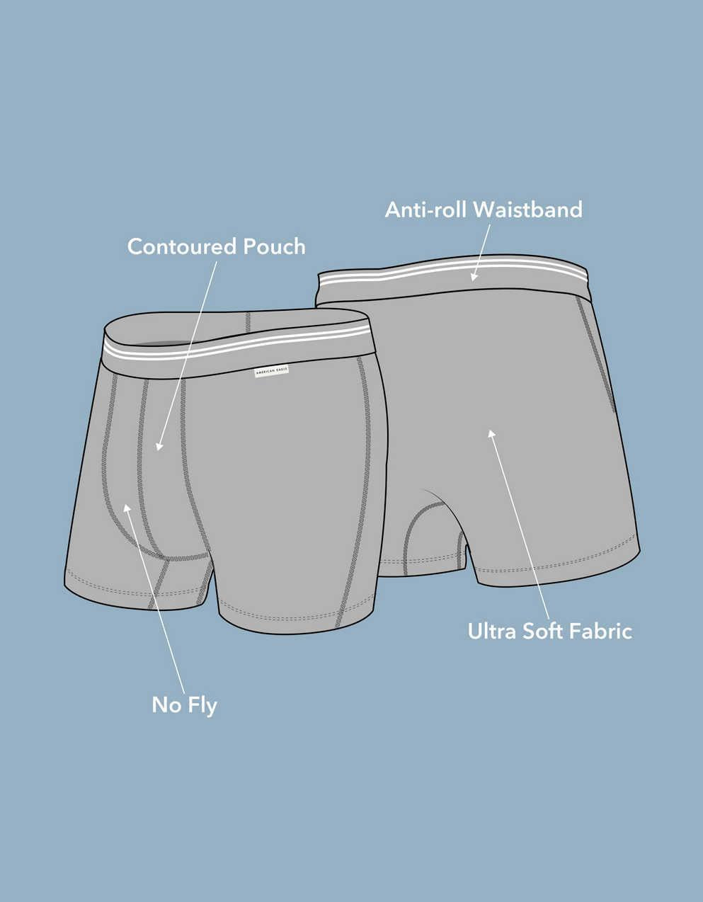 AEO Men's 4.5" Ultra Soft Boxer Brief