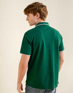 AE Logo Standard Fit Pique Polo Shirt