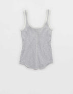 Aerie Ribbed Scoop Neck Tank Top
