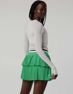 OFFLINE By Aerie Real Me Pleated Mesh Skort