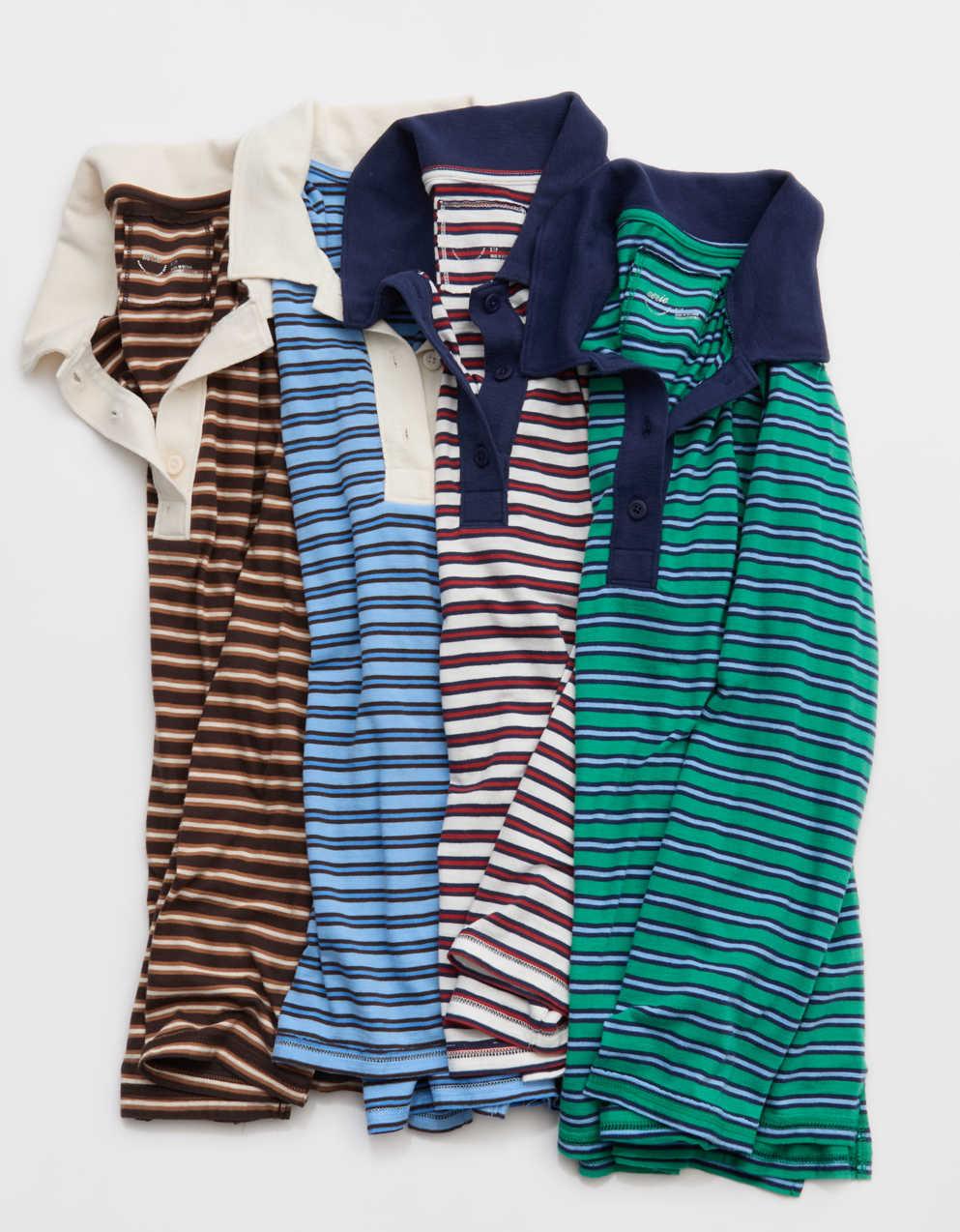 Aerie Cozy Polo Boyfriend T-Shirt