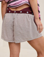 OVERSLEPT by Aerie Around Town Seersucker Boxer