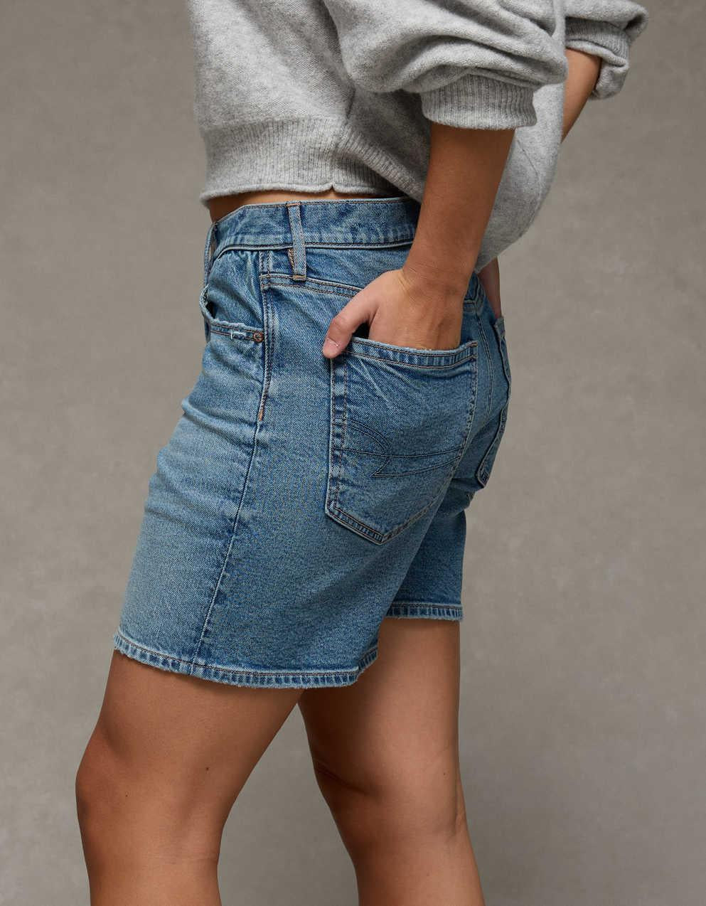 AE 6" Strigid Super High-Waisted Relaxed Denim Short