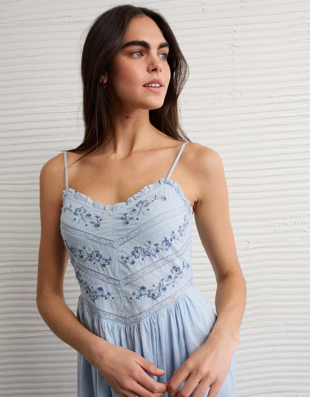 AE Bella Lace Inset Midi Dress