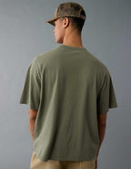 AE Boxy Linen-Blend T-Shirt
