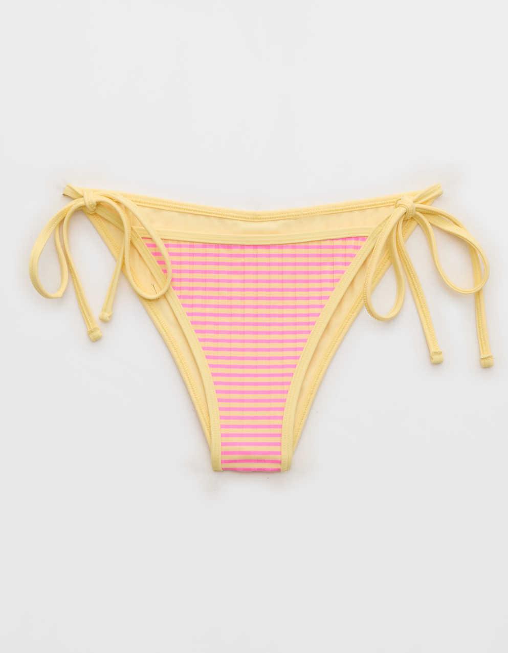 Aerie Ribbed Cheekiest Side Tie Bikini Bottom