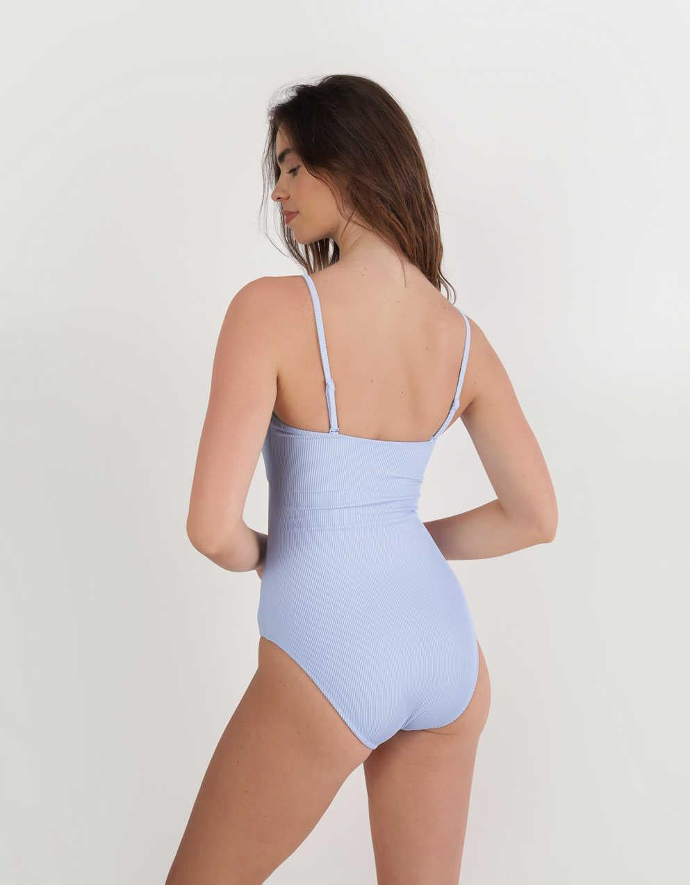 Aerie Ribbed Wrap Tie One Piece