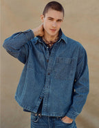 AE Herringbone Shacket