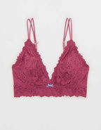 Show Off Rosey Lace Padded Plunge Bralette