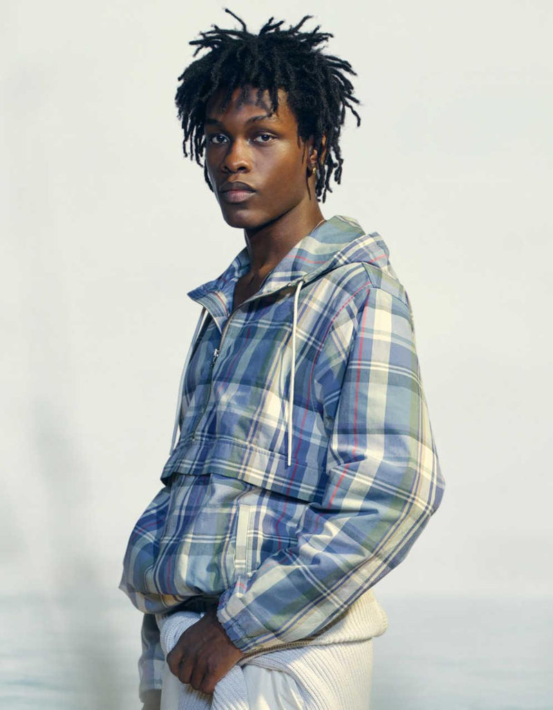 AE Plaid Anorak Jacket