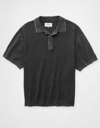 AE Garment-Washed Sweater Polo