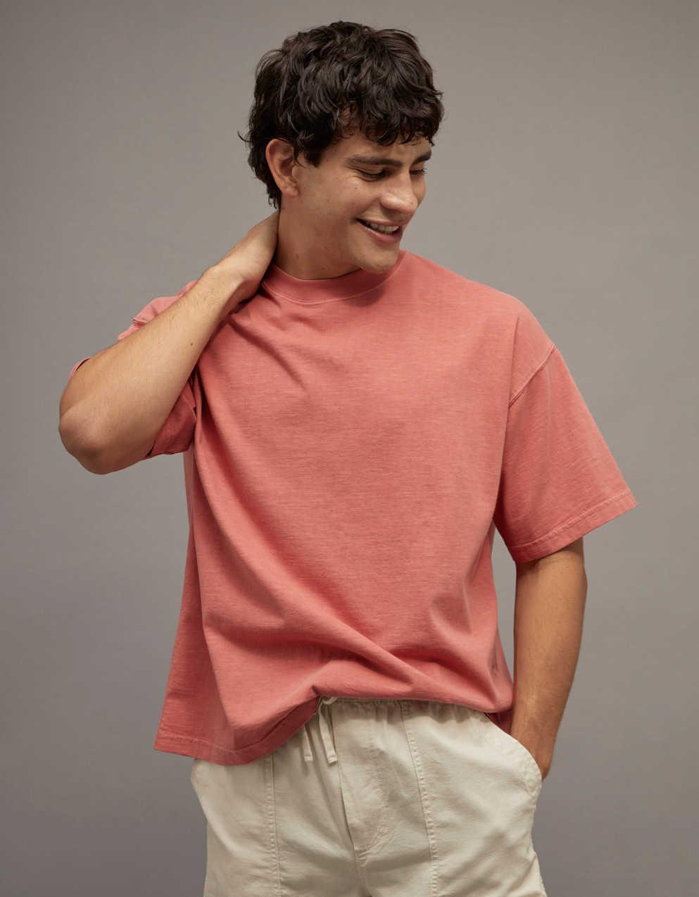 AE Relaxed Textured Slub T-Shirt