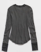 Aerie Henley Essential Layering T-Shirt