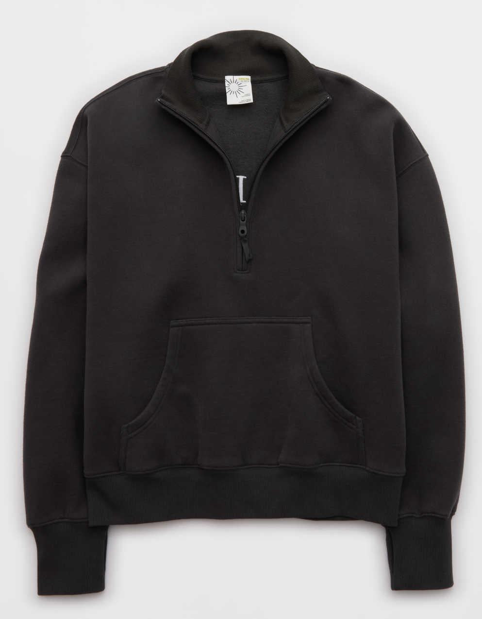 OFFLINE By Aerie Cloud Fleece Quarter Zip Sweatshirt