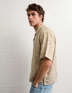 AE Relaxed Fit Short-Sleeve Camp Collar Shirt
