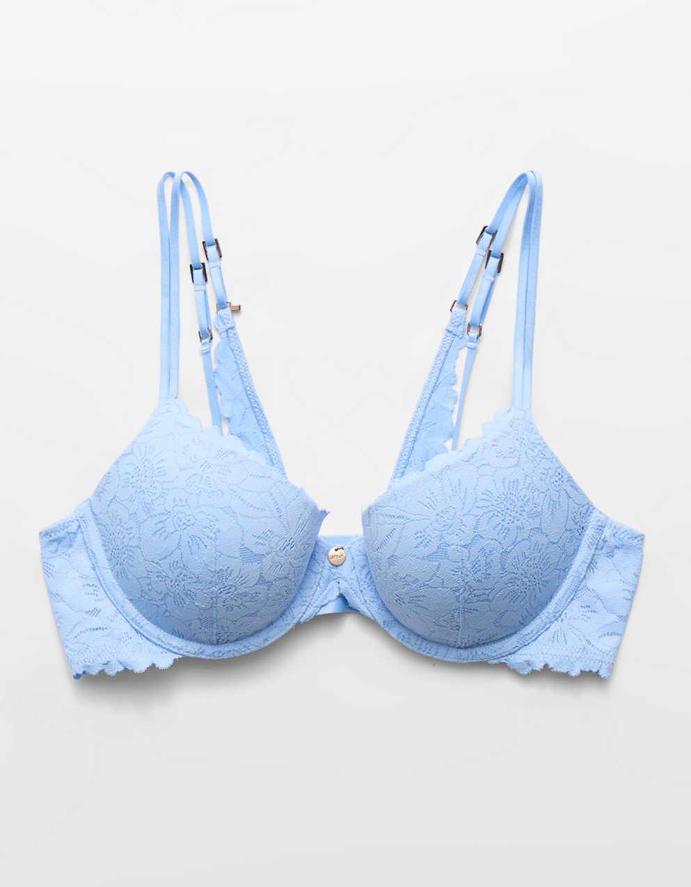 Show Off Rosey Lace Demi Push Up Bra