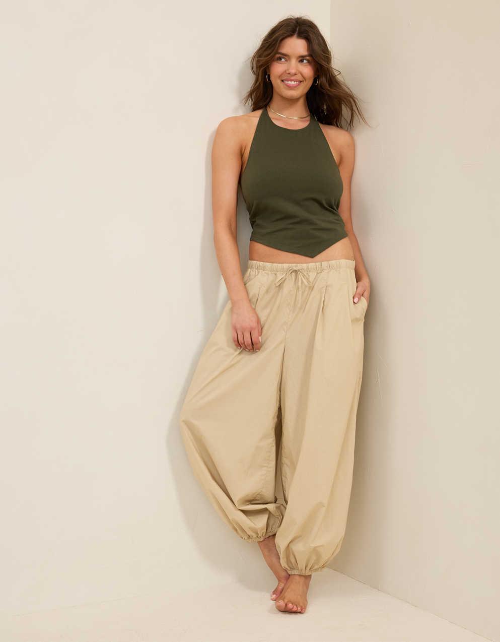 Aerie Woven Balloon Pant