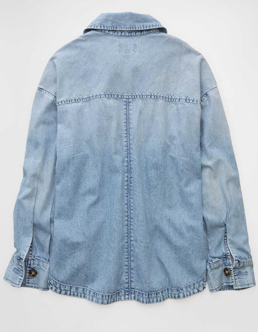 AE Studded Denim Shacket