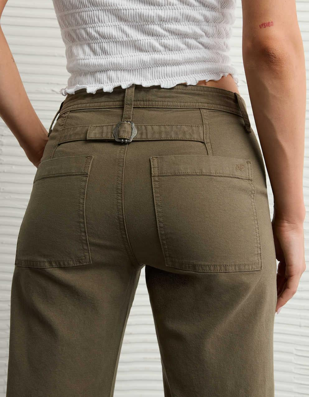 AE Stretch High-Waisted Utility Stovepipe Pant