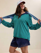 Aerie Cozy Polo Boyfriend T-Shirt