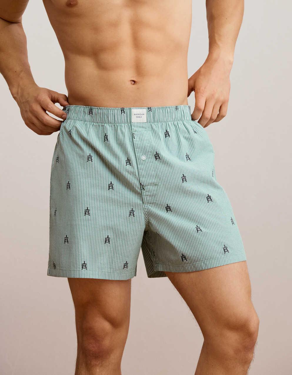 AEO Men's Stretch Cotton Boxer Short