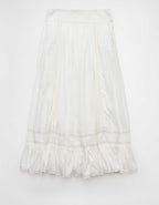 AE High-Waisted Ruffle Maxi Skirt
