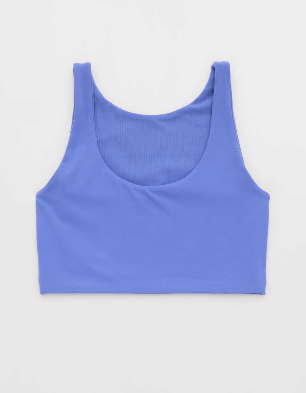 OFFLINE By Aerie Real Me XTRA Rib Switch Up High Neck Sports Bra