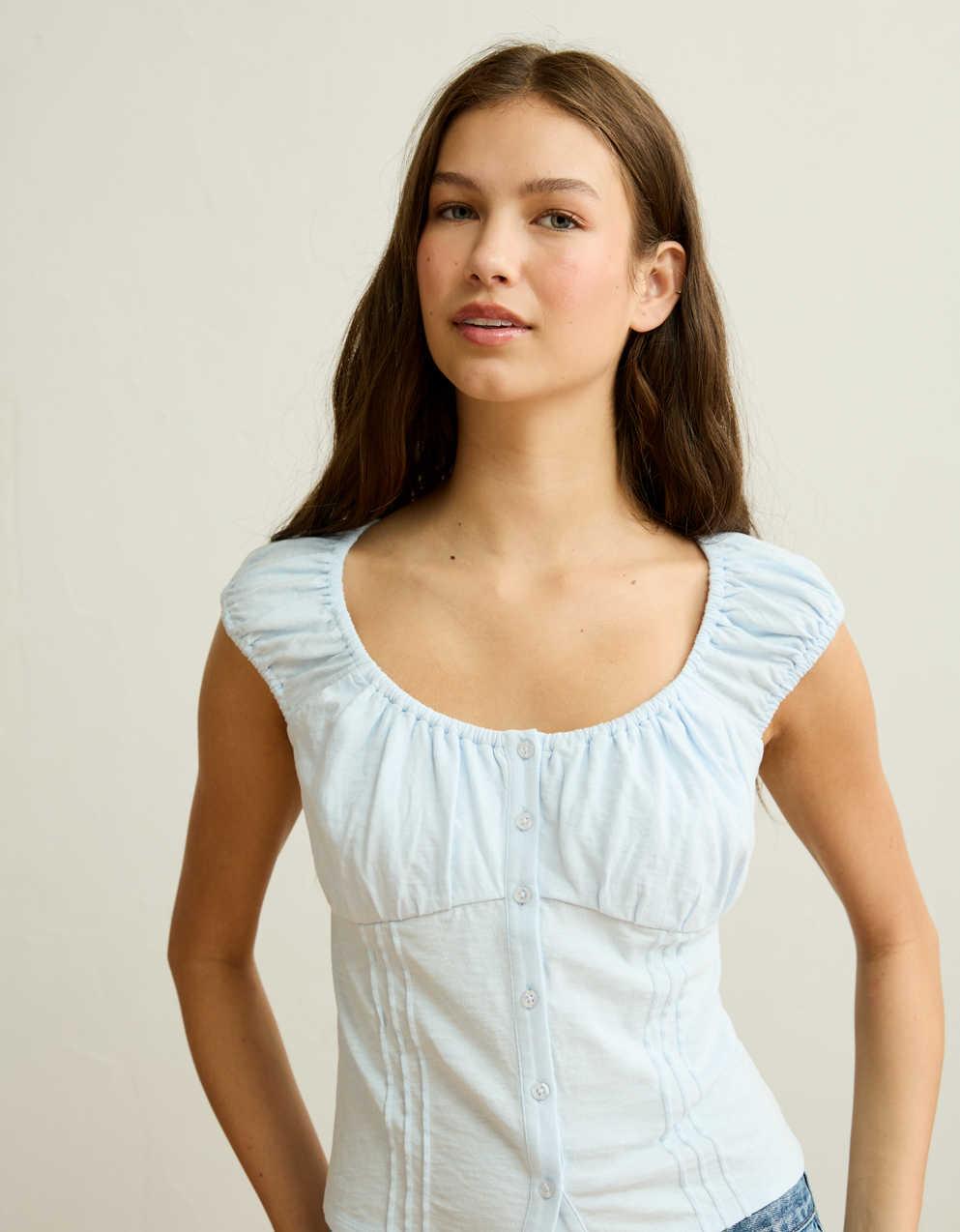 AE Sunchaser Button-Up T-Shirt