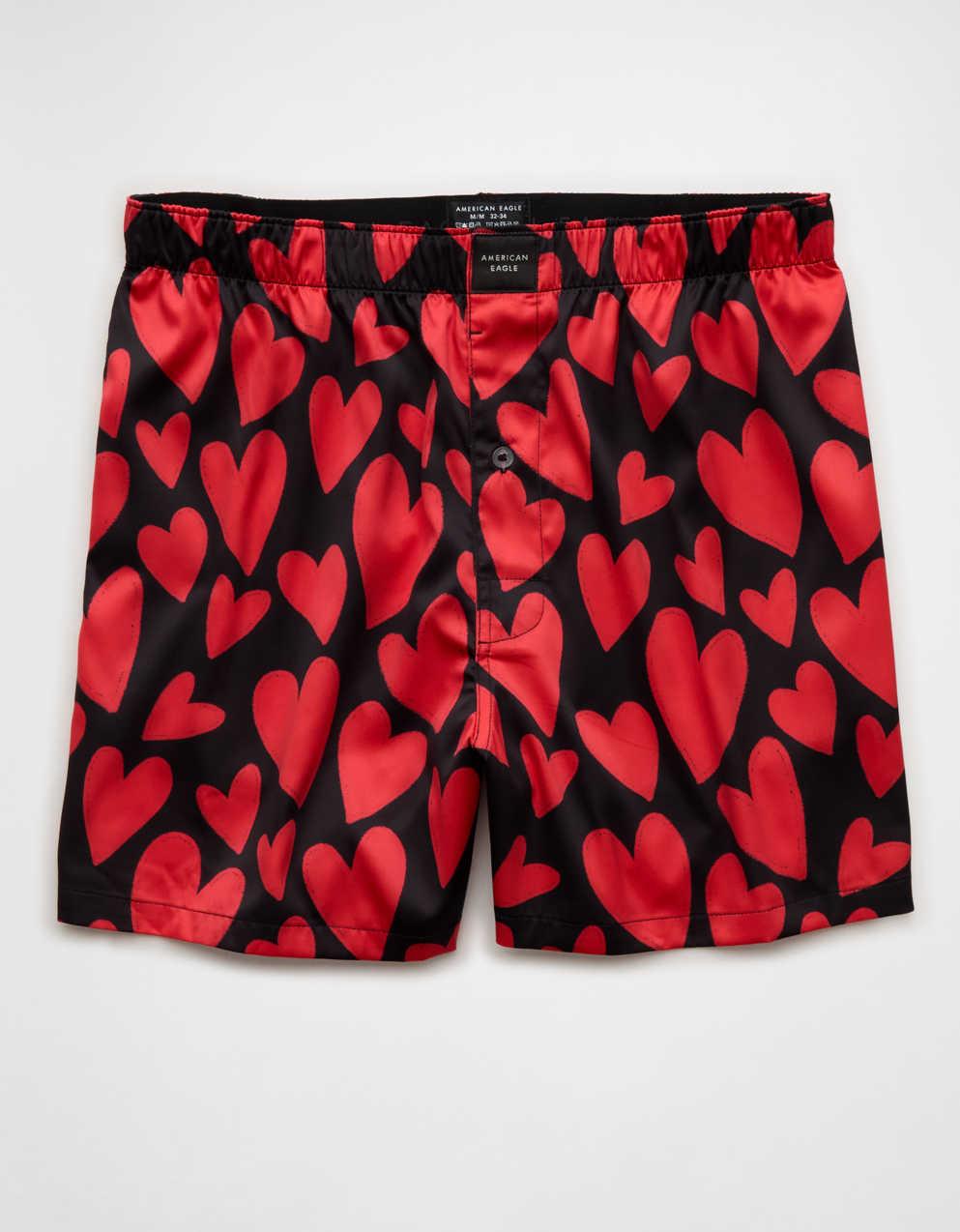 AEO Men's Valentine's Day Satin Pocket Boxer Short