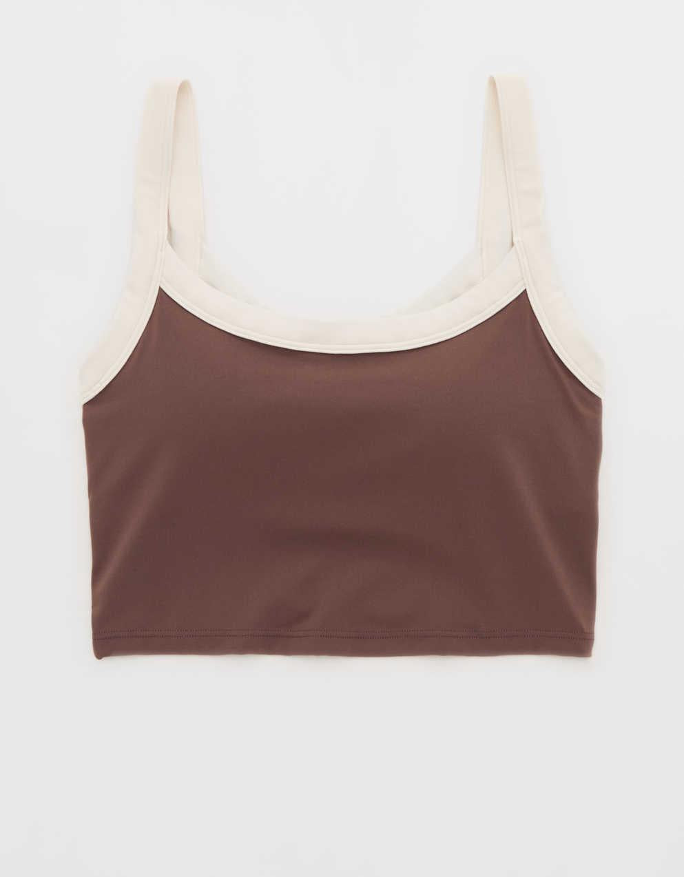 Offline By Aerie Real Me Low Key Ringer Longline Sports Bra