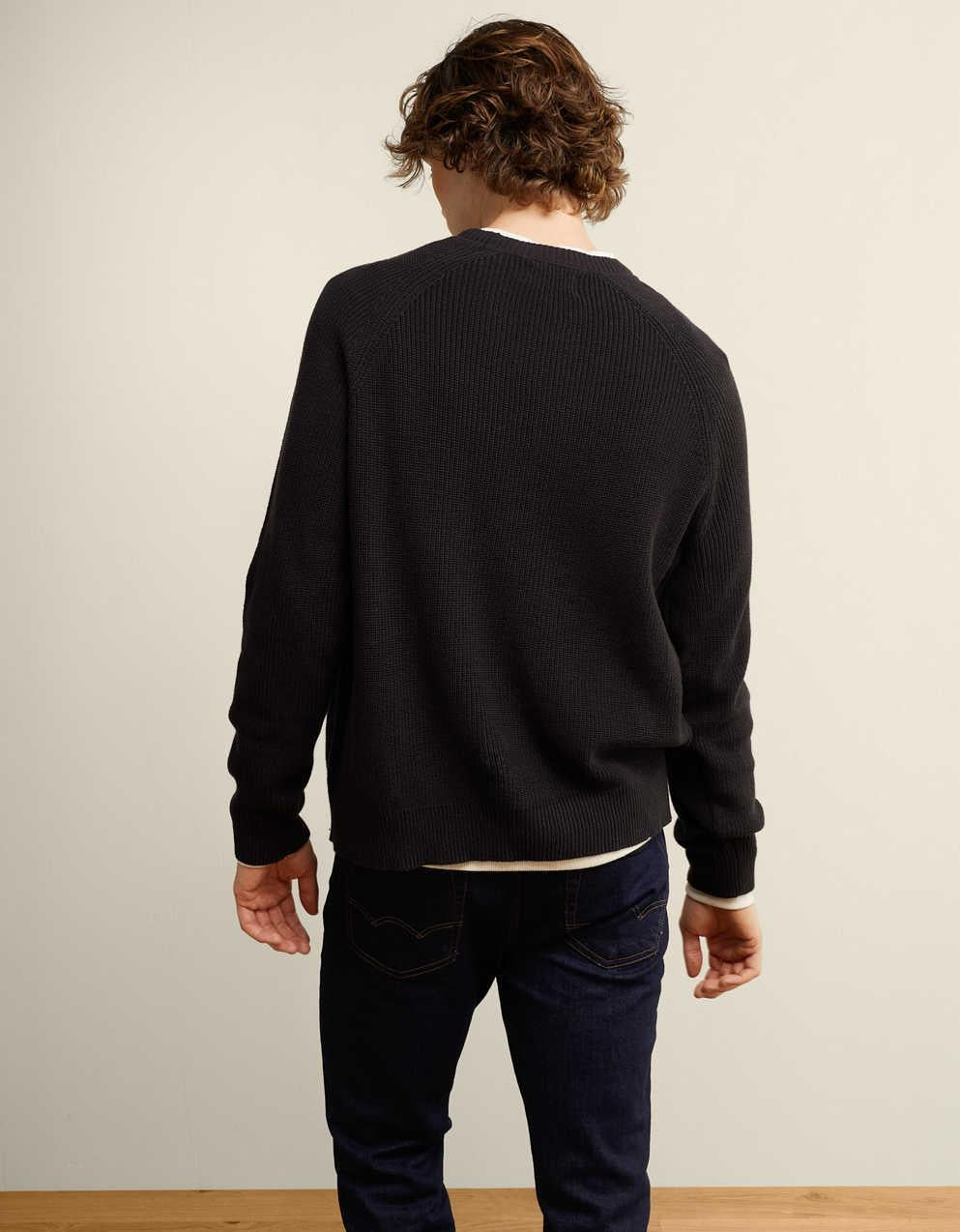 AE Shaker Stitch Sweater