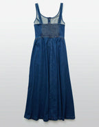 AE Sleeveless Corset Denim Dress