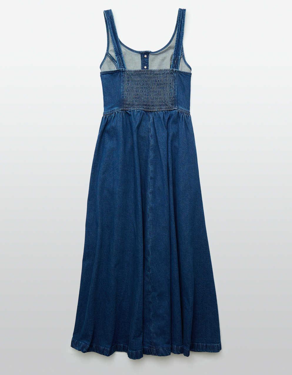 AE Sleeveless Corset Denim Dress