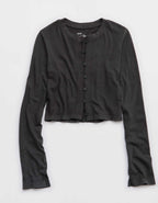 Aerie Happy Snit Cardi T-Shirt