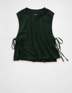 AE Sunchaser Side-Tie Muscle Tank Top