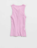 Aerie Unwind Waffle Henley Tank Top