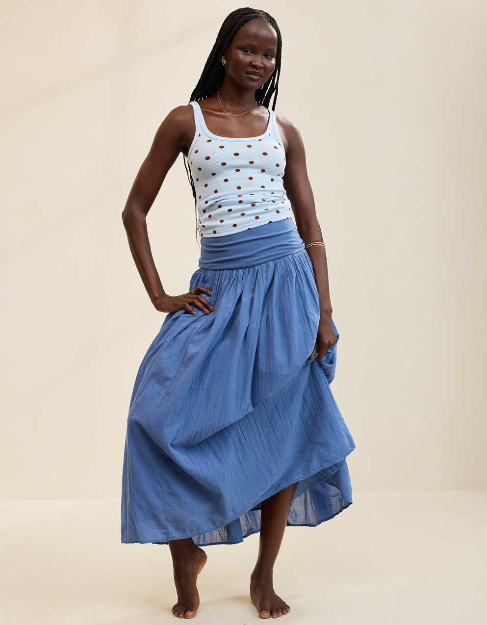 Aerie At The Barre Convertible Maxi Skirt